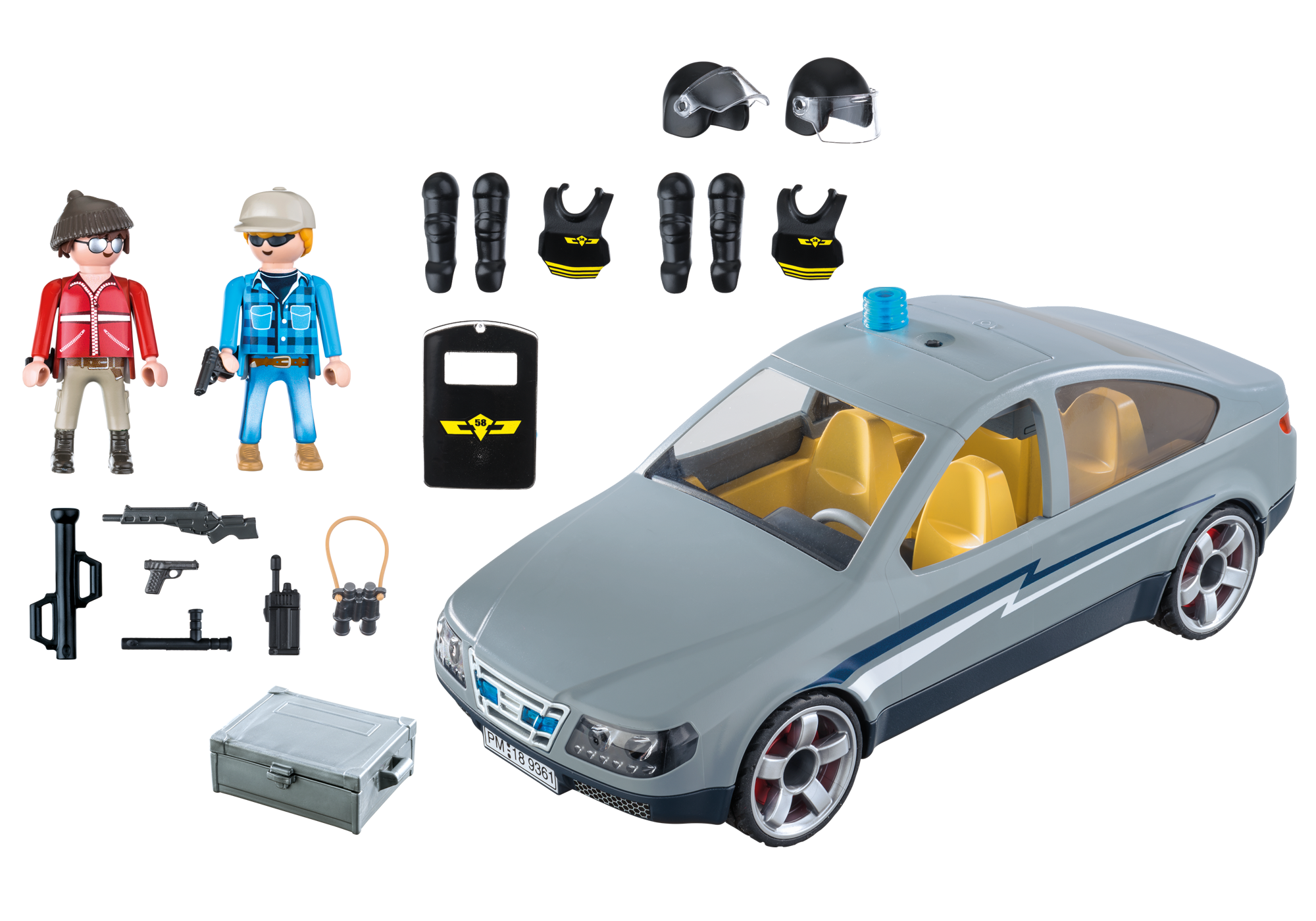 Playmobil undercover police store car